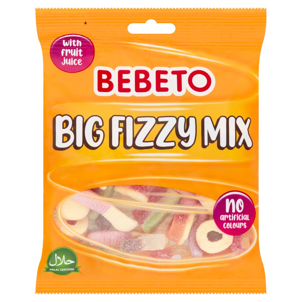 Bebeto Big Fizzy Mix 190g