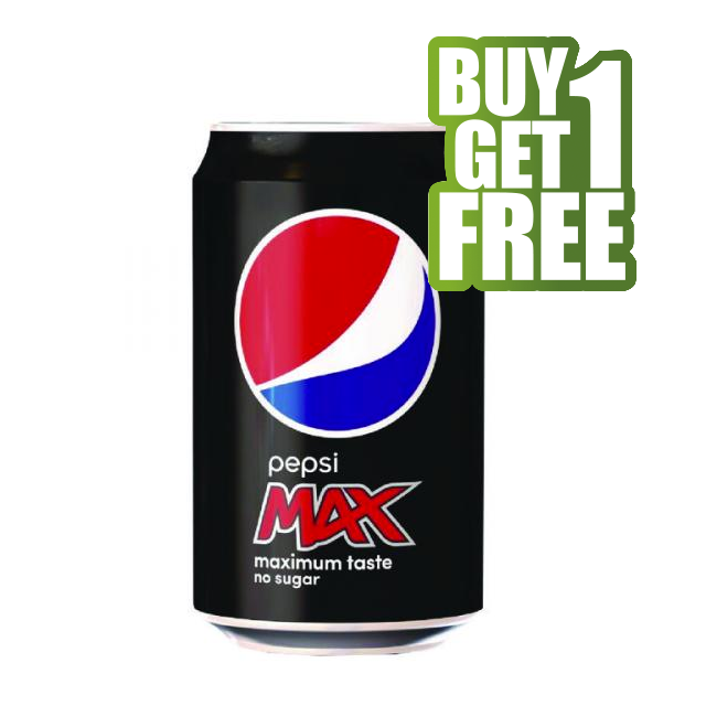 BOGOFF Pepsi Max 330ml Can