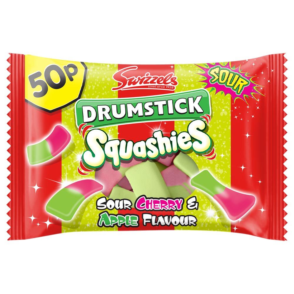 Swizzles Drumstick Squashies Sour Cherry and Apple 50p