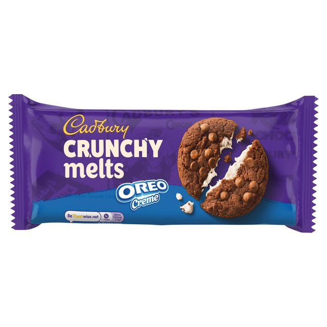 Cadbury Crunchy Melts Oreo Creme Chocolate Cookies