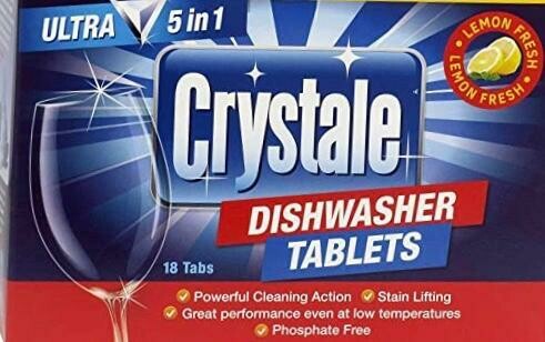 Crystale Dishwasher Tablets 18 pack