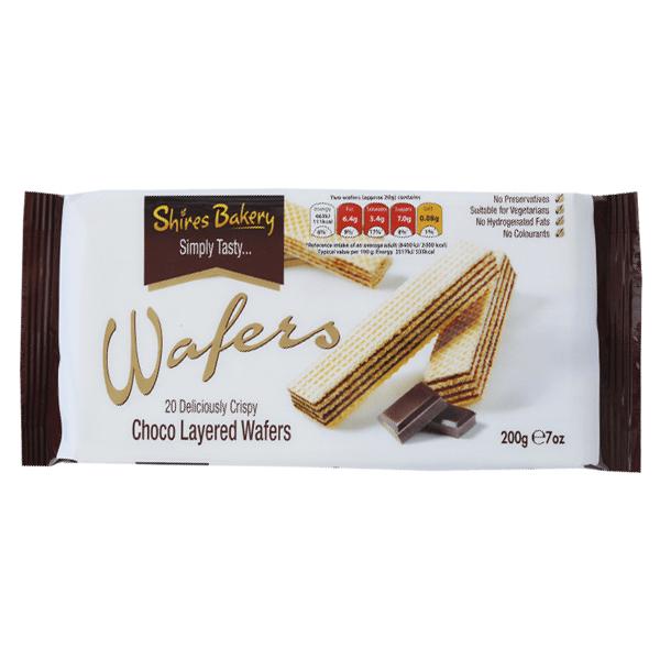Shires Bakery Chocolate Wafers