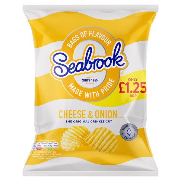 Seabrook Cheese & Onion 70g