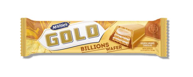 McVities Gold Billions Wafer Golden Caramel Chocolate 39g