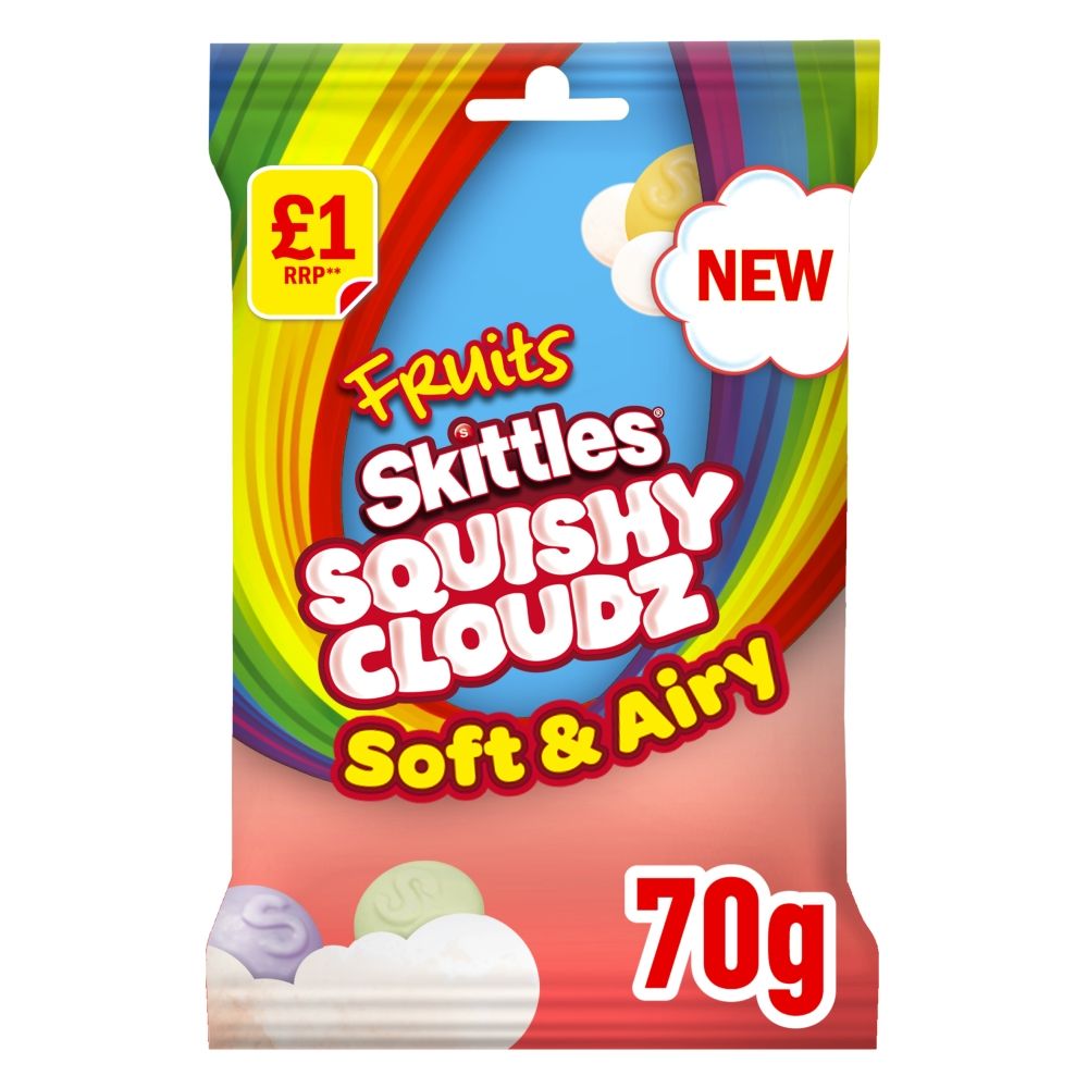 Skittles Fruits Squishy Cloudz 70g