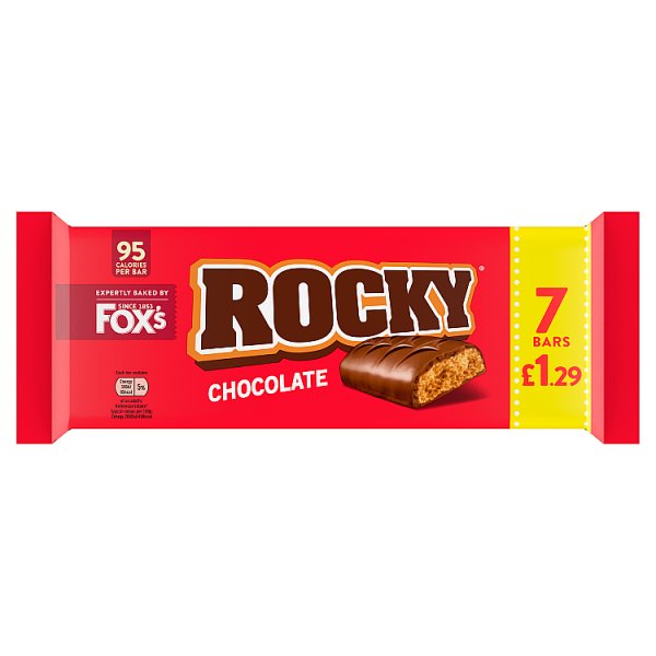 Rocky Milk Chocolate Biscuit Bars 7PK