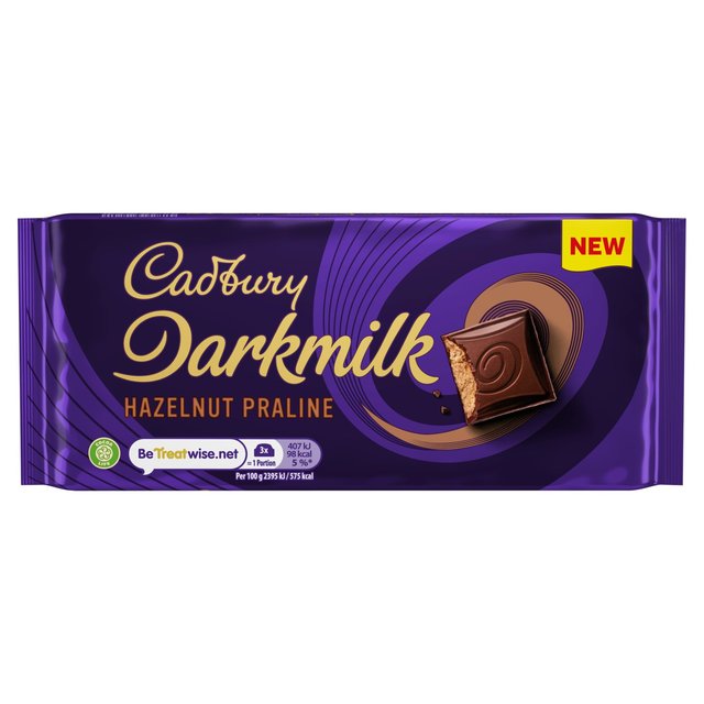 Cadbury Darkmilk Hazelnut Praline 85g