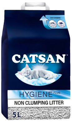 Catsan Hygiene Non-Clumping Odour Control Cat Litter 5L